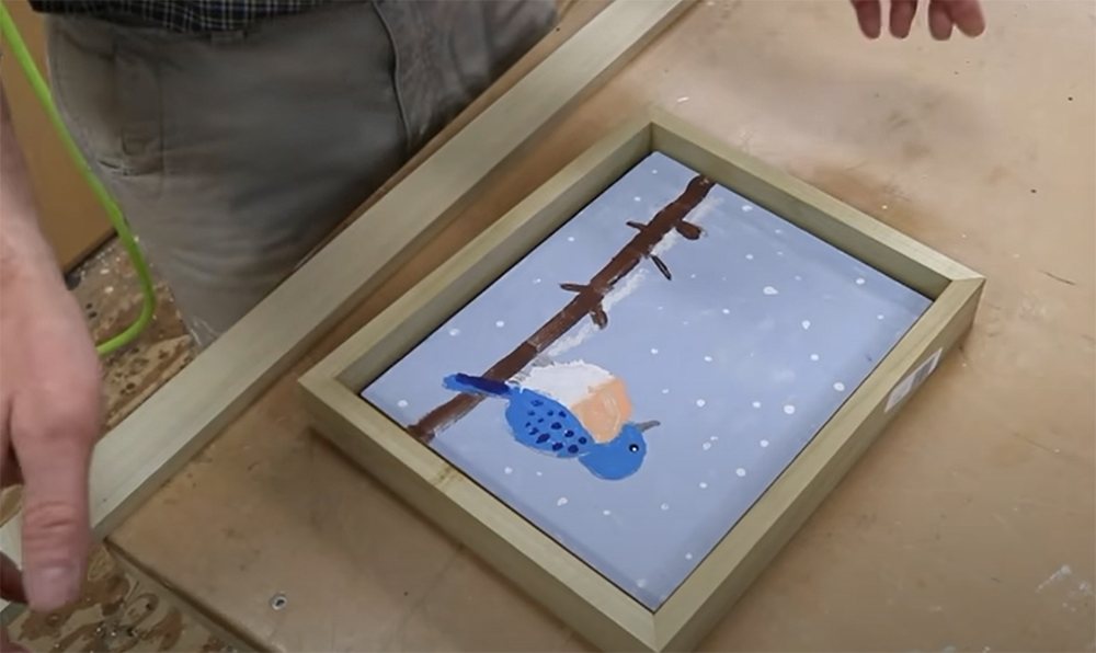 How to Frame a Canvas Panel in a Floater Frame