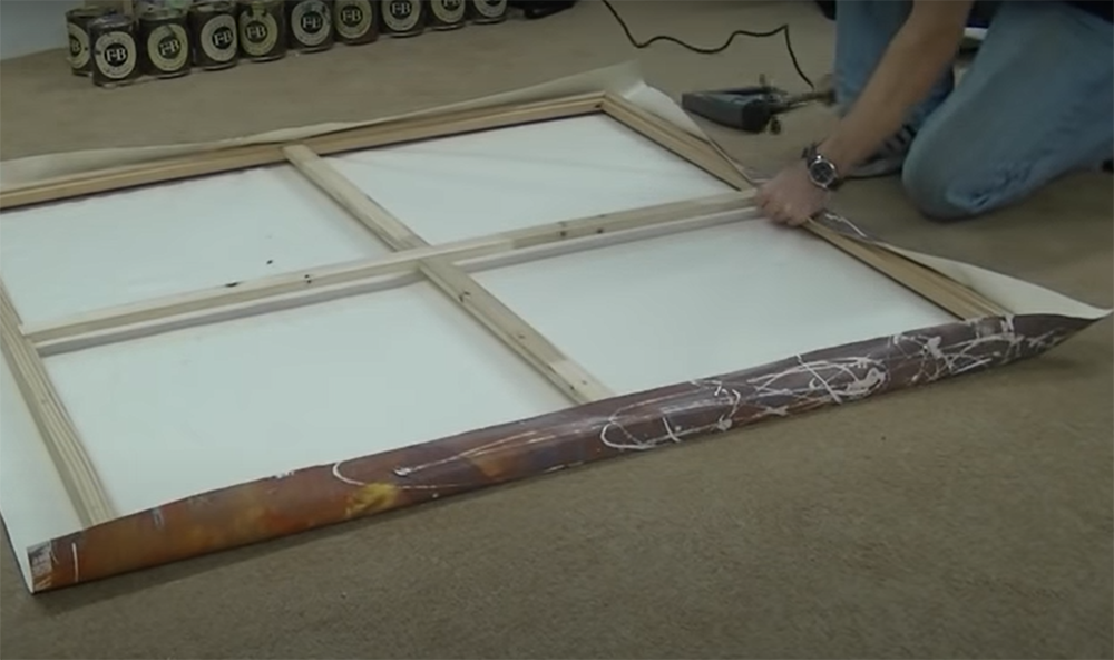 Do you have to stretch a canvas to frame it?